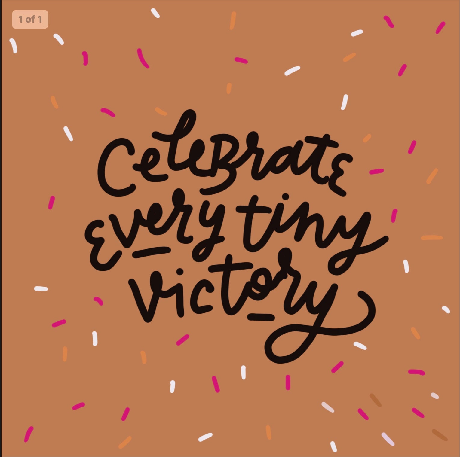 Celebrate every tiny victory | Etsy