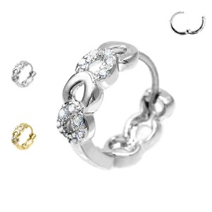 Ear Piercing Chain with Crystals