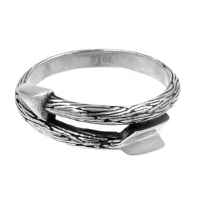 Bent arrow ring