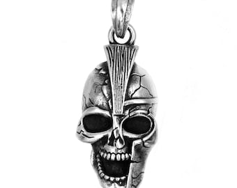 Pendentif Crâne Guerrier