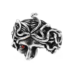 Anelli Teschio In Acciaio Inossidabile E Argento Per Uomo