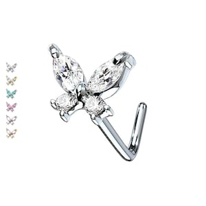 Butterfly Nostril Piercing