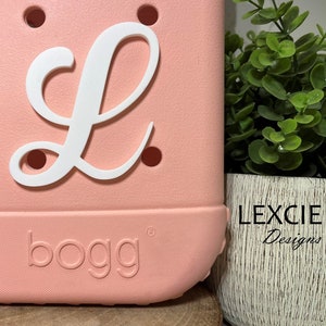 Bogg Bagg Script Letter Charm, Bogg Bag Monograms, Bogg Bag Charms, Bogg Bag Tags