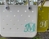 Bogg Bag Script Monograms, Bogg Bag Charms, Bogg Bag Tags, Bogg Bag Accessories, Bogg Bag Buttons, Pool Bag Charms
