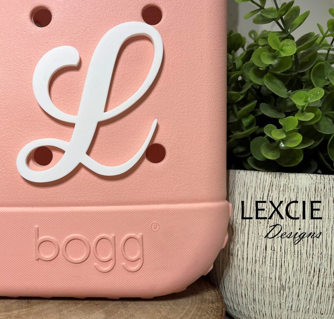 Bogg Bagg Script Letter Charm, Bogg Bag Monograms, Bogg Bag Charms