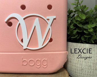 Bogg Bag Script Monograms, Bogg Bag Charms, Bogg Bag Tags, Bogg Bag Accessories, Bogg Bag Buttons, Pool Bag Charms