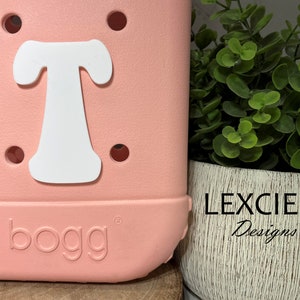 Bogg Bagg Retro Bubble Letter Charm, Bogg Bag Monograms, Bogg Bag Charms, Bogg Bag Tags