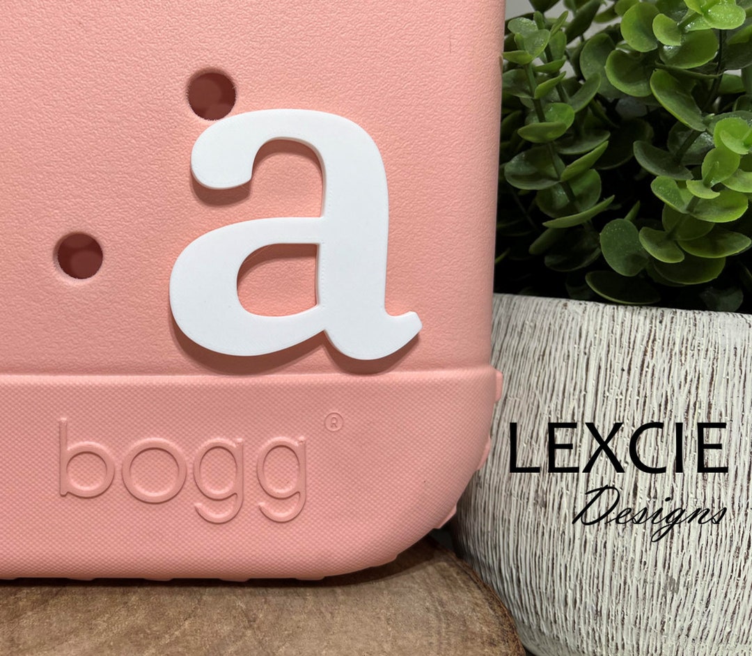 Bogg Bagg Lowercase Letter Charm, Bogg Bag Monograms, Bogg Bag Charms