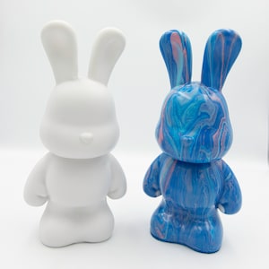 DYI konstfigur | Kaninbank 23 cm