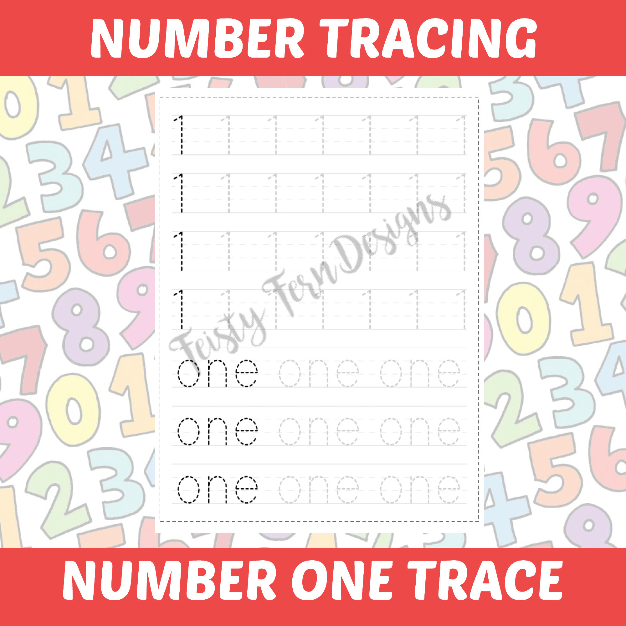 Number 1-20 Tracing Worksheets / Number Coloring / Number Penmanship ...
