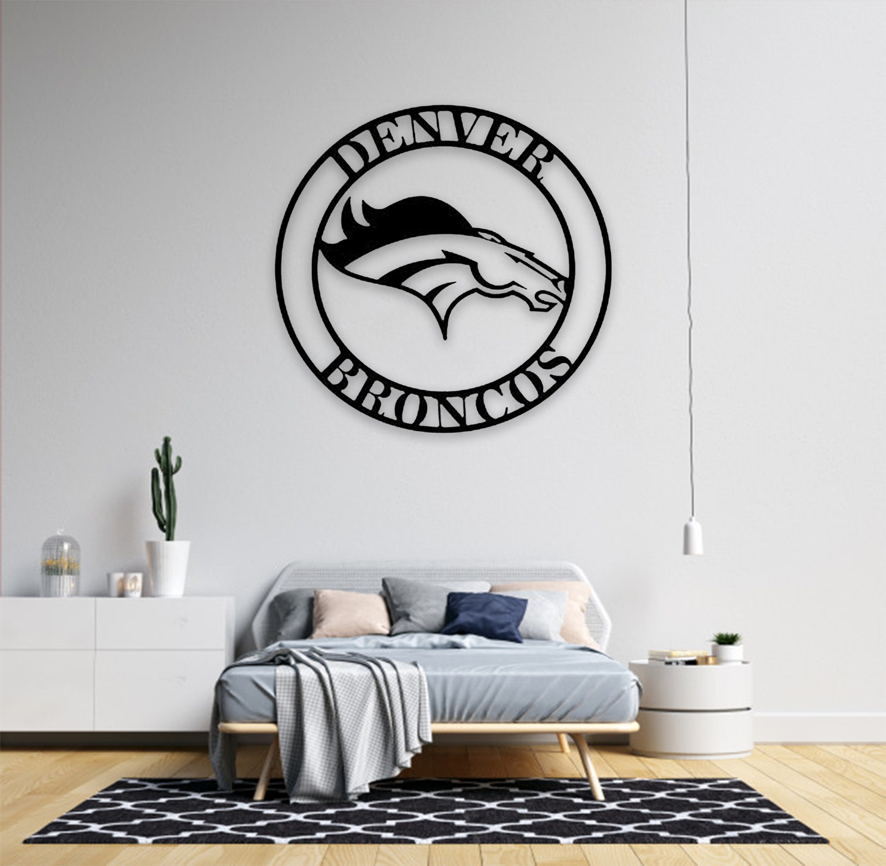 Denver Broncos Wandposter Denver Broncos Holzschild Custom | Etsy