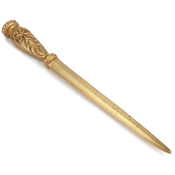 Antique Brass Letter Opener Etsy