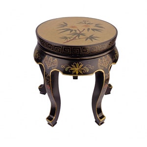 Antique Wine Table, Chinese End Table, Wine Side Table, Handmade Wine Table