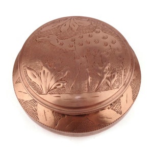 Antique Sugar Bowl, Copper Sugar Bowl, Handmade Sugar Bowl