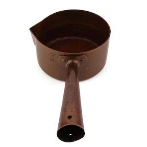 Copper Chocolate Pan With Handle, Copper Sugar Pan, Copper Cooking Pan, Vintage Copper Saucepan
