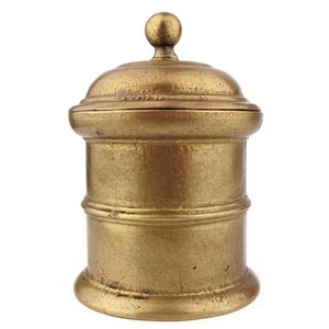 Antique Sugar Bowl, Bronze Sugar Bowl Gilde Handwerk Modell Ges Gesch