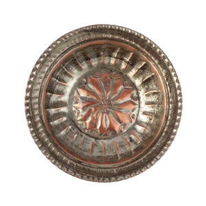 19th Century Kupferschale, Handgefertigte Kupferschale