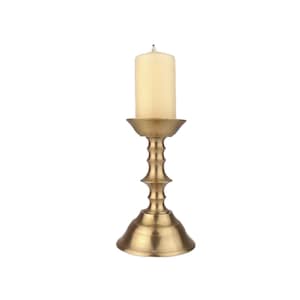 Antique Candle Holder, Brass Candle Holder, Vintage Brass Candlestick