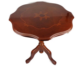 Edwardian Style Table, Antique Wine Table, Edwardian End Table, Vintage Wooden End Table