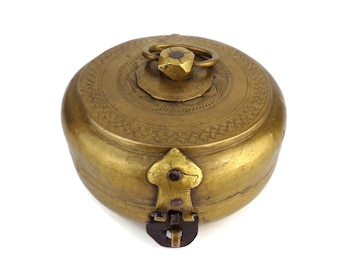 Indian Brass Chapati Box - 19thC Indian Brass Chapati Box - 19thC