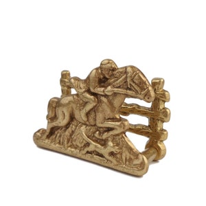Porte-lettre en laiton antique, porte-lettre cheval en laiton