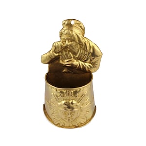 Antique Brass Matchsticks Holder, Vintage Brass Matches Holder, Brass Matchstick Holder