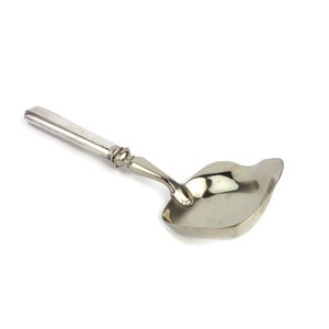 Antique Silver Plated Sauce Ladle, Silver Plated Serving Ladle