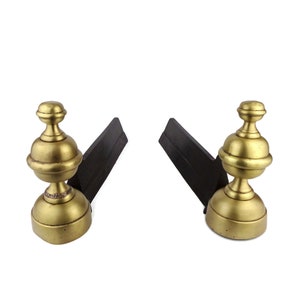 Antique Brass Andirons, Fireplace Tools Set, Fireplace Decor, Fireplace Accessory