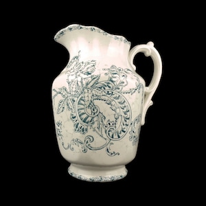 Antique Ceramic Jug, Large Ceramic Jug 4 L