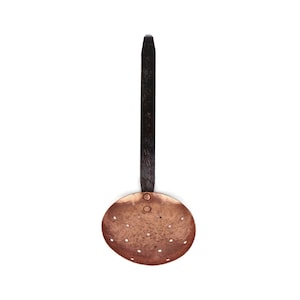 Antique Copper Skimmer, Copper Cooking Skimmer, Copper Jam Preserve Skimmer, Handmade Copper Skimmer