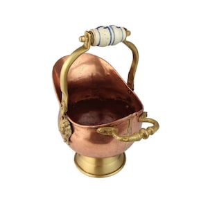 Antique Copper Planter, Vintage Copper Jardiniere