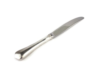 Antique Serving Knife, French Dining Knife With Silver Plated Handle