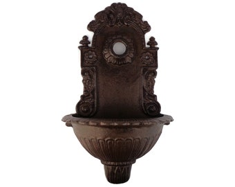 Antique Cast Iron Sink, 20th Century Cast Iron Sink, Cast Iron Wall Sink