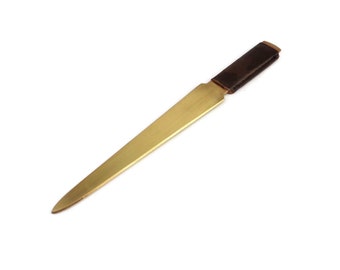 Antiker Brieföffner, Französischer Brieföffner, Messing Brieföffner