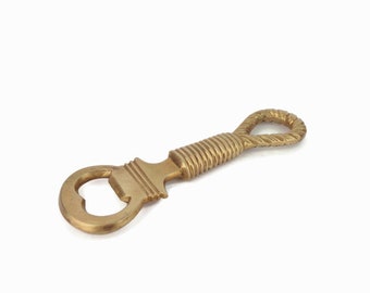 Antique Brass Bottle Opener, Vintage Bottle Opener, Collectible Bottle Opener