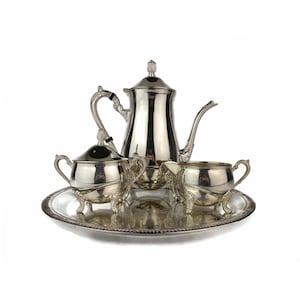 Antique Tea Coffee Set, Serving Tea Coffee Set With Tray