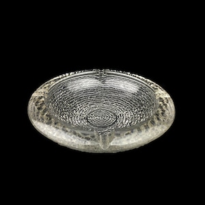 Antique Glass Ashtray, Vintage Glass Ashtray, Glass Ashtray, Embossed Glass Ashtray