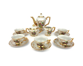 Antique Ceramic Coffee Tea Set