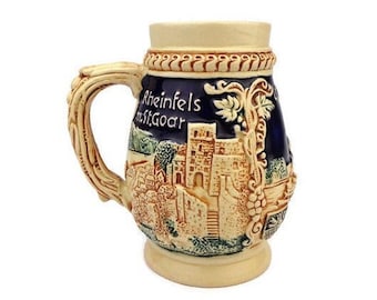 Vintage Ceramic Mug, Ceramic Cup Germany, Punch Mug