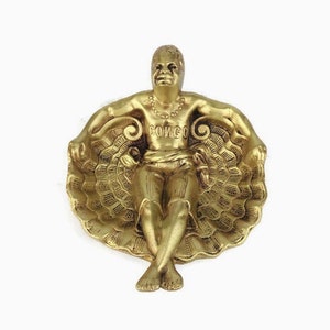 Antique Bronze Ashtray, African Art Ashtray, Ashtray Congo Africa