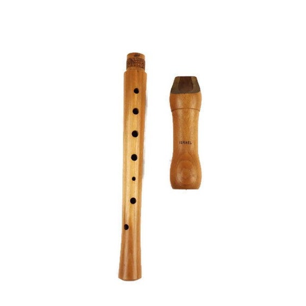 Vintage Wooden Duduk, Vintage Israeli Duduk, Israeli Musical Instrument, Wooden Zamir Israel