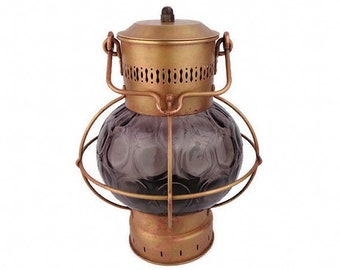 Antique Garden Lantern, Vintage Hanging Lantern, Candle Lantern