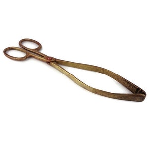 Vintage Messing Servierpinch, Antike Messing Servierpinch