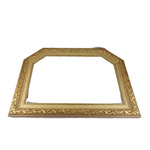 Antique Wall Mirror, Large Wall Mirror With Wooden Frame, Vintage Wall Mirror