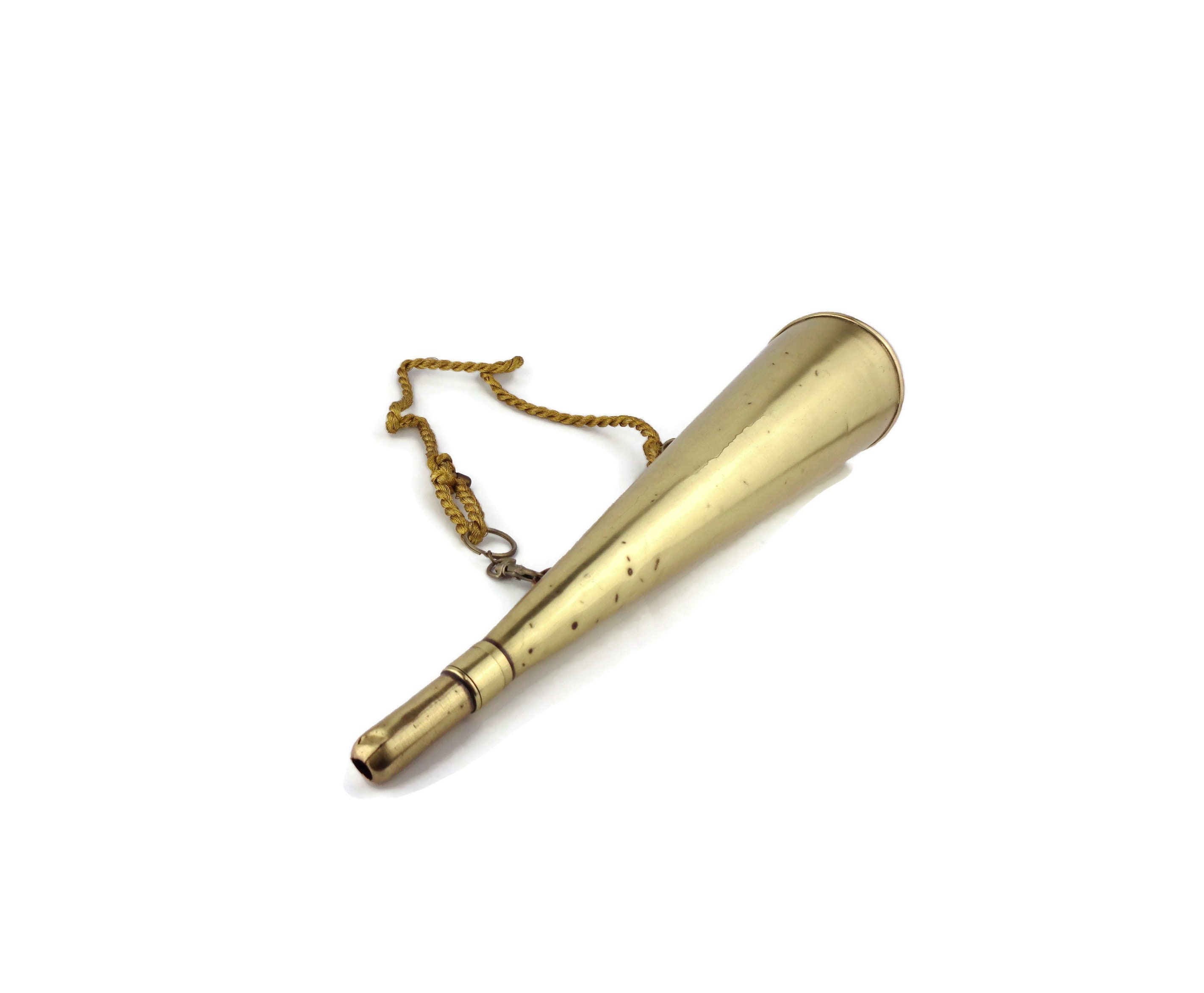 Messing Jagdhorn Posthorn 22 cm Brass Trompete