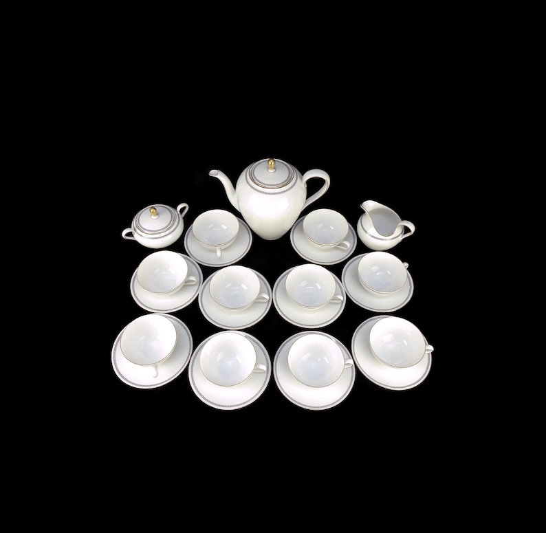 Vintage Porcelain Tea Coffee Set, Bavarian Porcelain Coffee Tea Set - Etsy