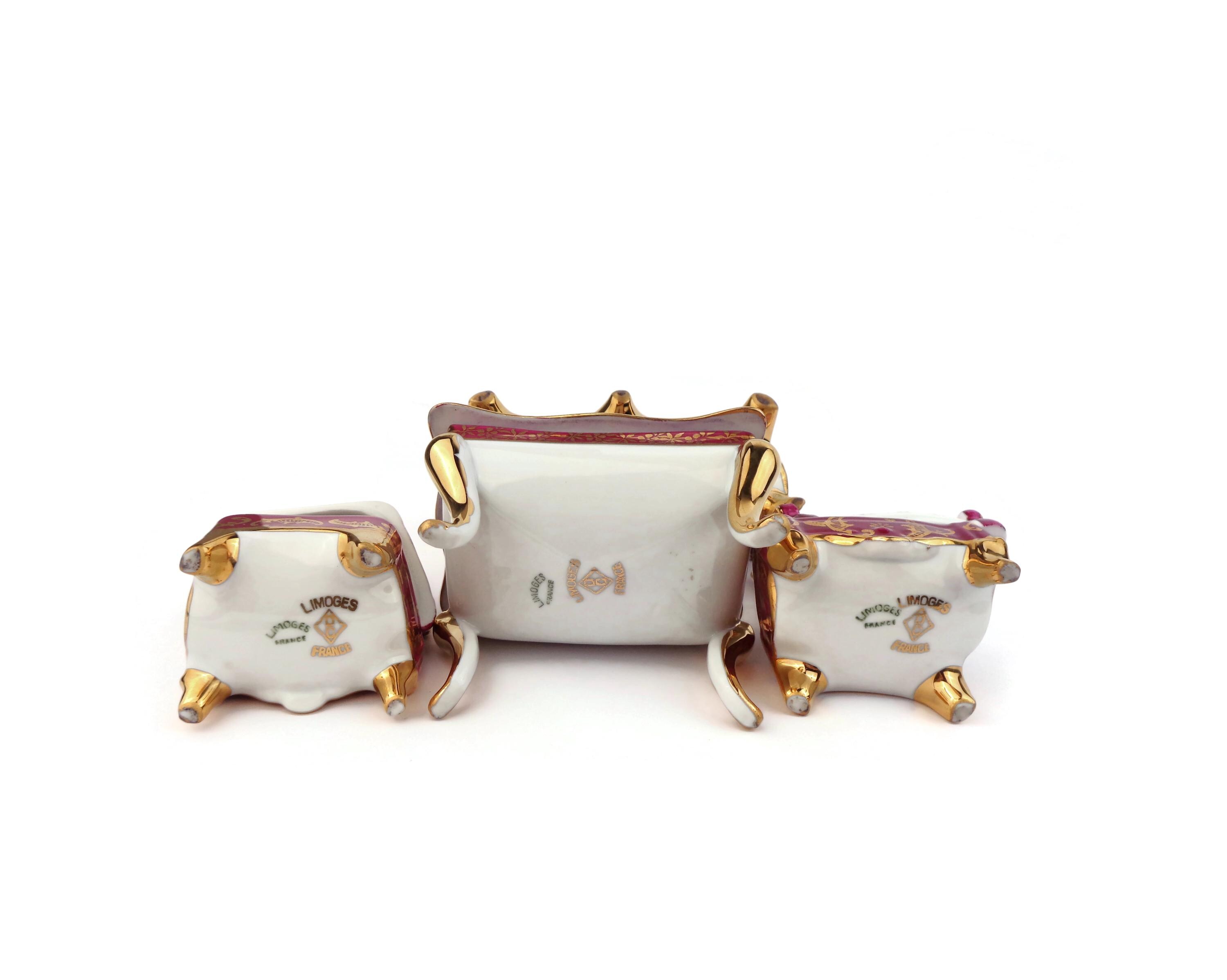 LOT Bijoux Anciens Et Porcelaine Limoges Singer – Vintage, Fond De Tiroir