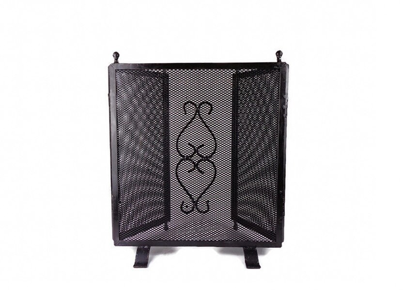 Antique Iron Fireplace Screen Iron Fireplace Screen Etsy