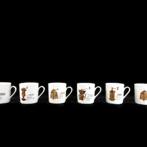 Collectible Coffee Cup Set, Porcelain Coffee Cup Set, Bavarian Porcelain Coffee Cup Set