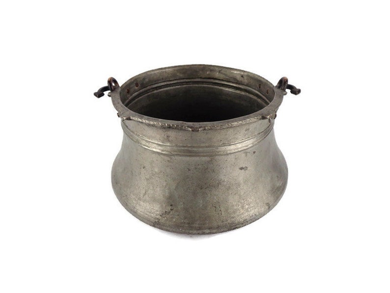 Antique Copper Cauldron, Large Copper Cauldron, Hand Hammered Copper ...